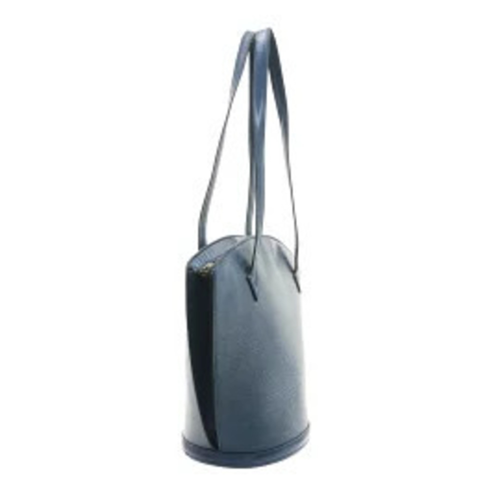 Louis Vuitton Saint Jacques Shopping Shoulder Bag Toledo Blue Leather LV